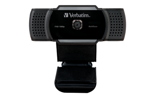 Webcam Verbatim AWC-01- Full-HD 1080p, schwarz, 2560x1440, 30 FPS, USB