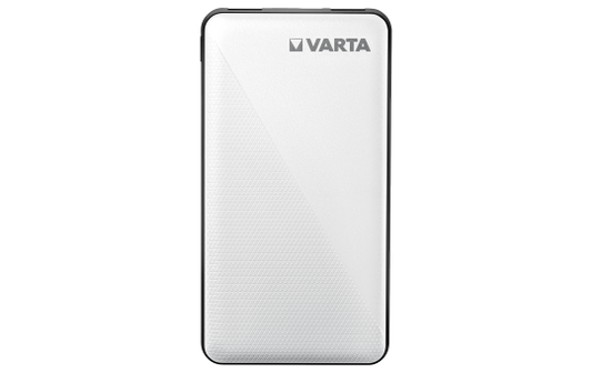 Akku Powerbank, VARTA, 5V/10.000mAh, Energy, weiß, 2xUSB-A/Micro-B/-C