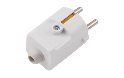 Schutzkontakt-Stecker McPower, weiß