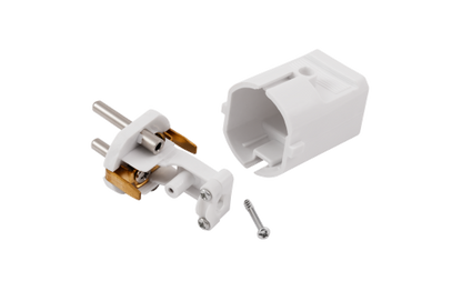 Schutzkontakt-Stecker McPower, weiß