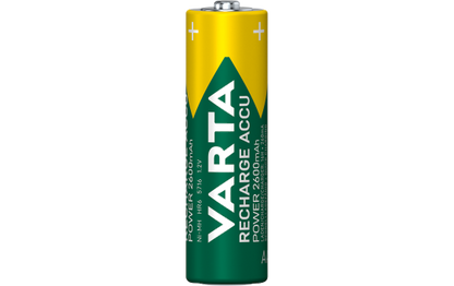 Mignon-Akku VARTA, Typ AA, NiMH-Akku, HR06, 1,2V/2600 mAh, Pre-charged, 4er Pack
