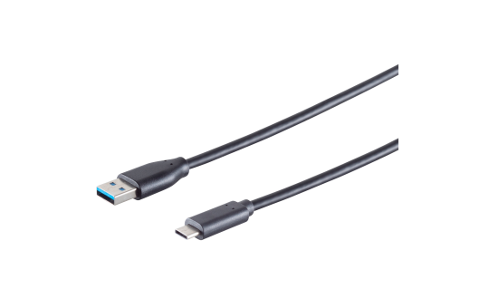 USB Kabel, 3.1 C-Stecker - 3.0 A-Stecker, 1,8m
