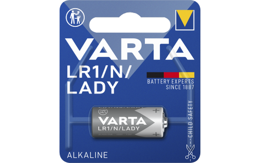 Lady-Batterie VARTA ''Electronics'' 1,5 V, Typ LR1, 1er-Blister