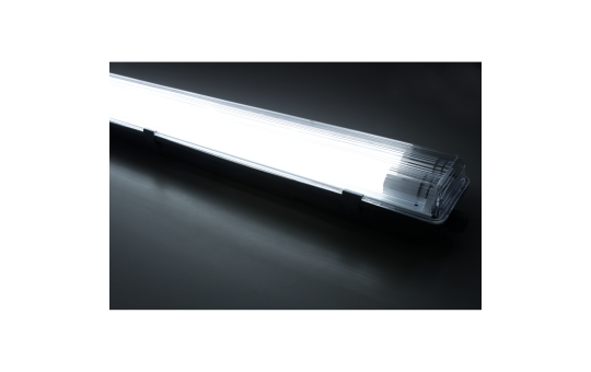 LED Feuchtraumleuchte McShine ''FL-23'' IP65, 4800lm, 4000K, 48W, 150cm, neutralweiß