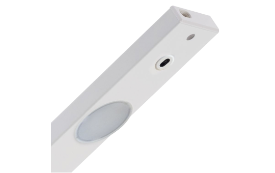 LED Unterbauleuchte, 450lm, 3000K, 6W, 550x70x25mm, IR-Sensor, weiß