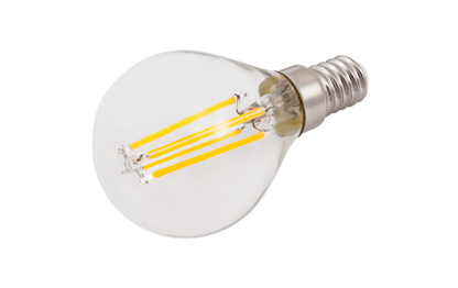 LED Filament Tropfenlampe McShine ''Filed'' E14, 6W, 600lm, warmweiß, dimmbar