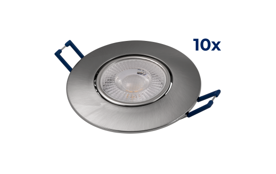 LED-Einbauleuchte McShine ''EL-313'' 4,5W, 450Lumen, 3000K, warmweiß, 10er-Pack