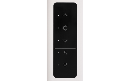 LED-Schreibtisch-Stehleuchte ROLF KERN „Office-Pro“ mit Touch Display, PIR & Tageslicht-Sensor