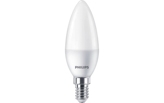 LED-Kerzenlampe Philips ''CorePro'', E14, 5W, 2700K, 470lm, 230V