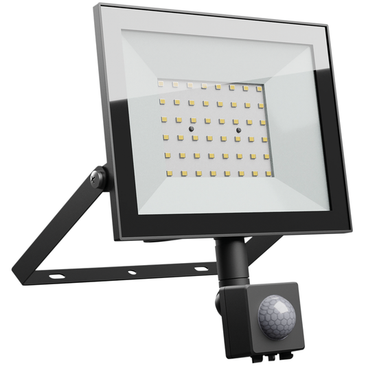 LED-Außenstrahler ''Noctis Lux 4'', 50W, 6000K, 4300lm, 230V, Bewegungsmelder
