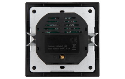 Schutzkontakt-Steckdose mit 2x USB McPower ''Flair'' 250V~/16A, 5V/2,1A, 12er-Pack