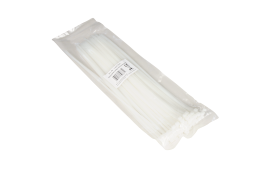 Kabelbinder McPower, transparent, 300x3,6mm, 100er-Pack, UV beständig