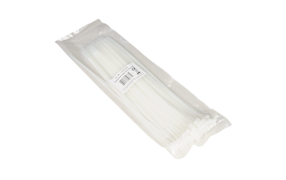 Kabelbinder McPower, transparent, 300x3,6mm, 100er-Pack, UV beständig