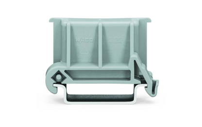 Universalwinkeladapter WAGO, 18,5x42mm, Montage auf Tragschiene, grau