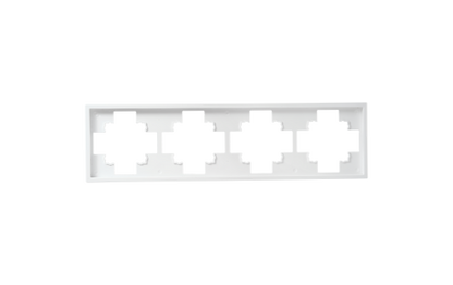 Rahmen McPower ''Shallow'' 4-fach, weiß