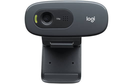 Webcam Logitech ''C270'', HD, 720p, USB, schwarz