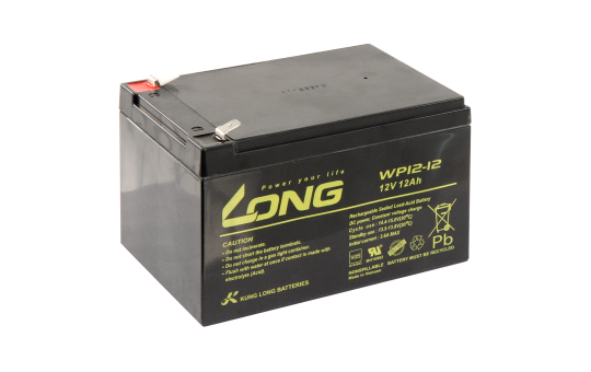Bleiakku KUNG LONG ''WP12-12'' 12V/12 Ah, VdS, 151x99x100 mm, 4,27 kg