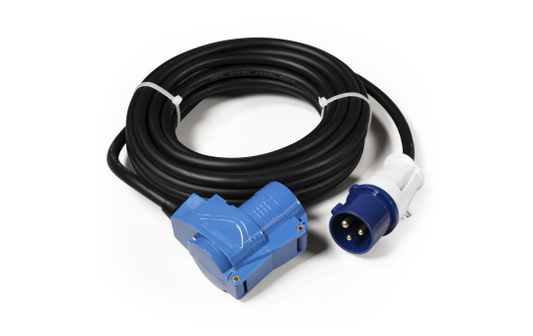 CEE-Verlängerungskabel McPower, 10m H07RNG 3G2,5, 230V, IP44