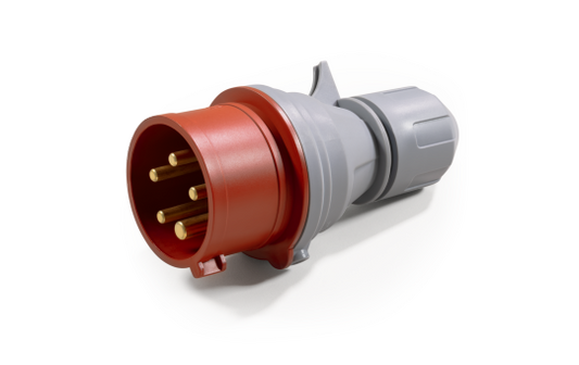 CEE-Stecker McPower, IP44, 415V, 16A, 5-polig, IP44