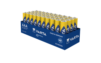 Batterie Alkaline, VARTA, Micro, AAA, LR03, 1.5V, Industrial Pro, Tray (40-Pack)