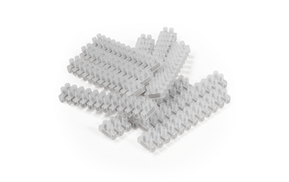 Lüsterklemme McPower, 12 Klemmen, 2,5mm², 3A, transparent, 10er-Pack
