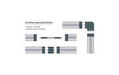 LED-Unterbauleuchte McShine ''SH-50'', 5,3 W, 520 lm, 50cm, neutralweiß