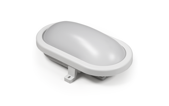 LED Feuchtraumleuchte McShine 960lm, 3000K, 12W, warmweiß, IP65, 172x118x75mm