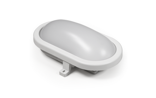 LED Feuchtraumleuchte McShine 960lm, 3000K, 12W, warmweiß, IP65, 172x118x75mm