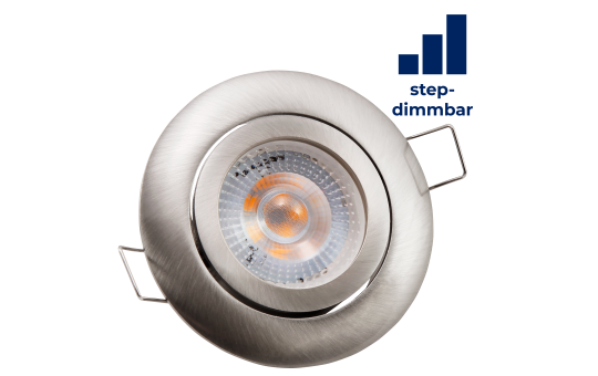 LED-Einbauleuchte McShine ''Eco-50'' 5W, 400lm, 3000K, step-dimmbar