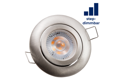 LED-Einbauleuchte McShine ''Eco-50'' 5W, 400lm, 3000K, step-dimmbar