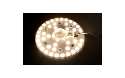 LED-Modul McShine, Umrüstsatz mit Magnethalterung, Ø16,5cm, 20W, 2000lm, 3000K