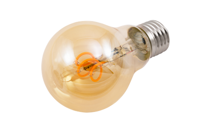 LED Filament Glühlampe McShine ''Retro'' E27, 2W, 160lm, warmweiß, goldenes Glas