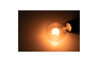 LED Filament Glühlampe McShine ''Retro'' E27, 2W, 160lm, warmweiß, goldenes Glas