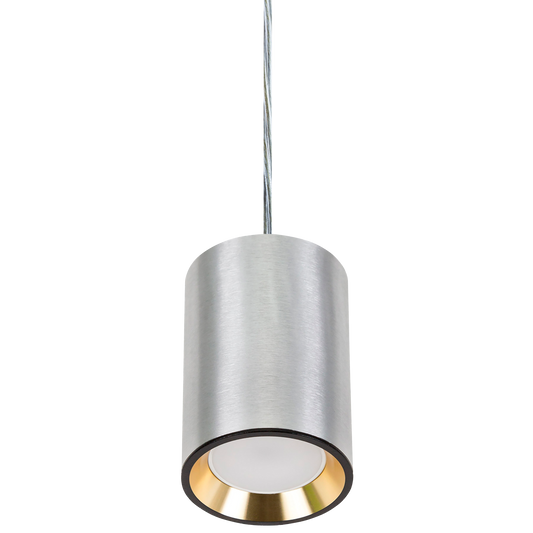 GU10 Strahler ''Chloe Mini'', 250V, IP20, 70x100mm, silber/gold