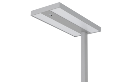 LED-Schreibtisch-Stehleuchte ROLF KERN „Smart-Pro“ mit Touch Display, PIR & Tageslicht-Sensor