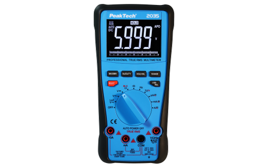 Digital Multimeter PeakTech ''P2035'', 6000 Counts, 1000V, True RMS, USB