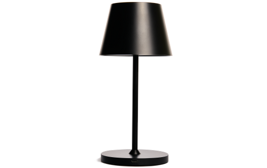 LED-Tischleuchte ROLF KERN „Club Mini“ 25cm, schwarz, Akku, dimmbar