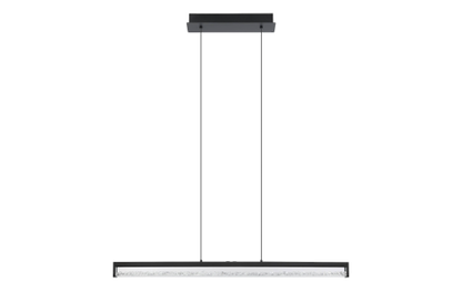 Hängeleuchte EGLO ''Cardito 1'',LED, Alu/Stahl, schwarz,Glas/Brilliantglas,dimmbar