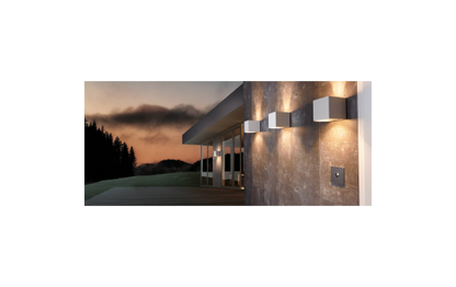 Wandleuchte EGLO ''Calpino'', LED, 2x3,3W, Aluguss,weiß, 3000K, 680lm, 10,5x10,5cm