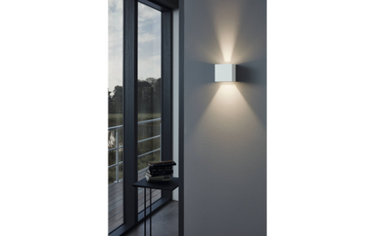 Wandleuchte EGLO ''Calpino'', LED, 2x3,3W, Aluguss,weiß, 3000K, 680lm, 10,5x10,5cm