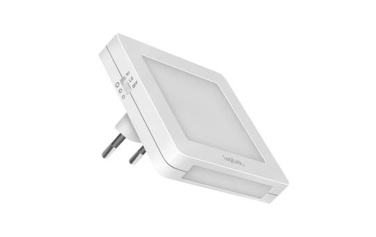 LED-Nachtlicht mit Dämmerungssensor, quadratisch, 3014 LED x4