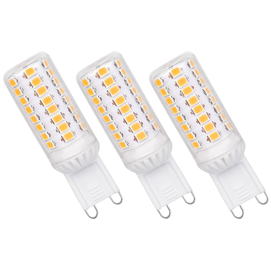 LED-Stiftsockellampe, G9, 4,9W, 540lm, 3000K, 230V, dimmbar, 3er-Pack