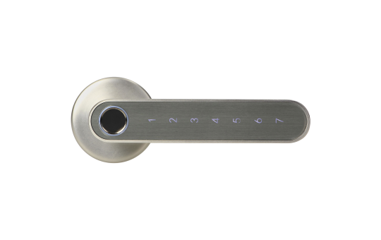 Code-Türdrücker, Touch-Tastatur. PIN-Code, mit Fingerabdruckleser und Bluetooth