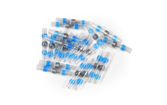 Lötverbinder McPower, Ø4,5mm - blaue Markierung, 1,5-2,5mm² Kabel, 20er-Pack