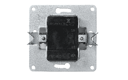 Taster McPower ''Flair'', 250V~/10A, UP, matt schwarz