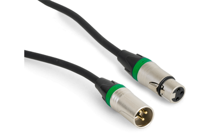 Hochwertiges Audiokabel BST ''SOUND-XLRM-XLRF-1'' 1m, XLR Stecker u. Buchse