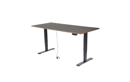 Schreibtisch imstande, Gestell business-b + Platte 120x60cm Iron