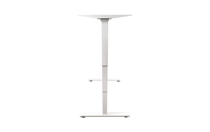 Schreibtisch imstande, Gestell business-w + Platte 120x60cm HPL Platinweiß