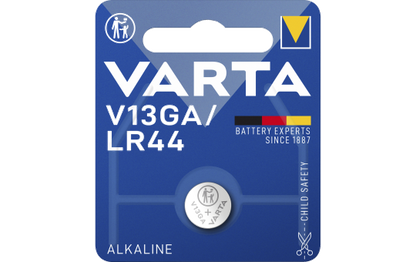 Knopfzelle VARTA ''Electronics'', AG13, V13GA, 1,5V, Alkaline, 1er-Blister