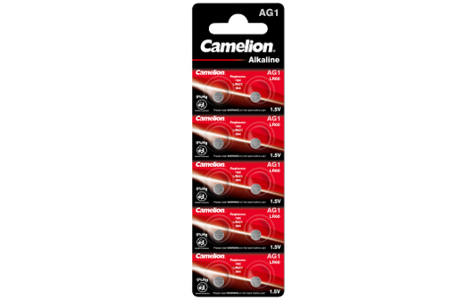 Knopfzelle CAMELION, AG1, 1,5V, Alkaline, 10er-Blister